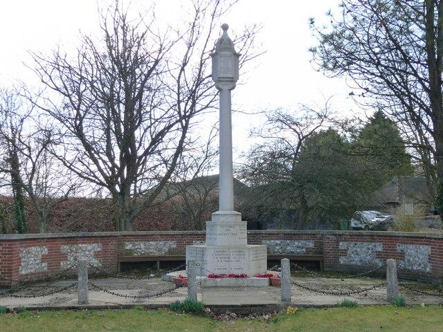 War memorial Sutton Scotney